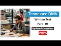 Tennessee DMV Written Test 2025 - Updated Permit Practice Questions Answers