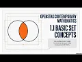 1 1 Basic Set Concepts From Kitchen Drawers to Counting Infinity Contemporary Mathematics