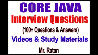 Core Java Questions Q1 Can we define static variables inside the static method or not by Ratan
