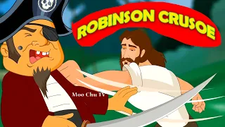 robinson crusoe the brave man classic adventure story in english stories for kids in moochu tv