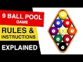 9 Ball Pool Game Rules How to play 9 Ball Pool 9 Ball Pool EXPLAINED