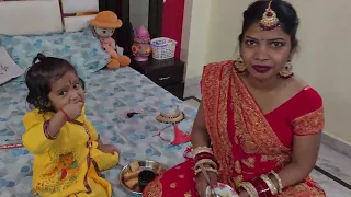 Dusre Din Bhi Riyanshi Babu Bani Krishna | Riyanshi Babu Ka Krishna Janmashtami Special Shoot | 