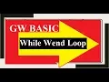 While Wend Loop Working Concept GW BASIC Programming Tutorials with Coding Examples