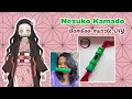 Nezuko Kamado Bamboo Muzzle DIY Demon Slayer Anime Inspired DIYs Crafts Bamboo Muzzle Craft