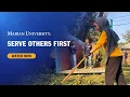 Marian Medical Students Learn Their First Lesson Serve Others