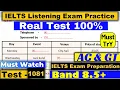 IELTS Listening Practice Test 2026 with Answers 16 Aug 2026