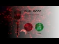 Excelvan Kaleidoscope Projector Rotating LED Light 2 Colors Switchable RED Green Spotlight