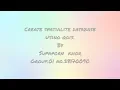 Create Spatialite Database Using QGIS