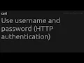 Use username and password HTTP authentication