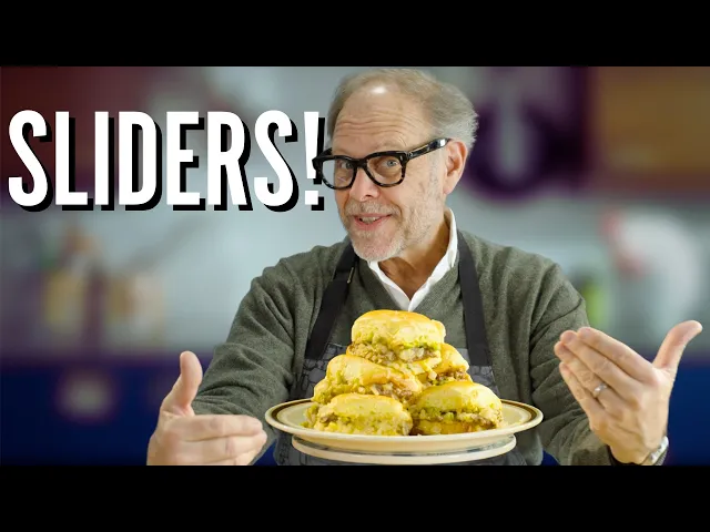 Video: Alton Brown Cooks Food | Episode 17: Slip Slidin' (Sliders!)