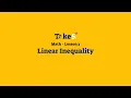 Take5SAT Math - Lesson 3 Linear Inequality