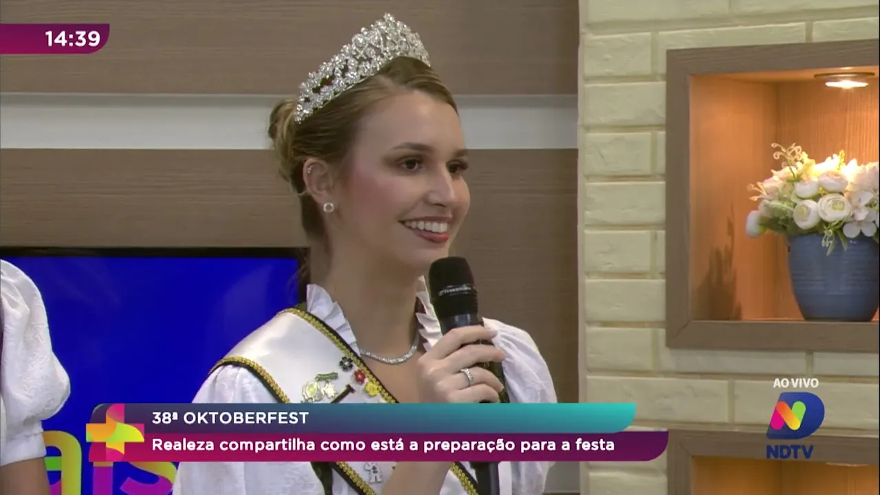 Realeza compartilha como está a preparação para a 38ª Oktoberfest