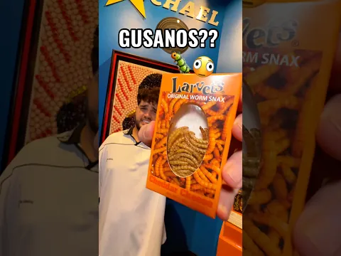 Máquina expendedora de INSECTOS? 🪲😱