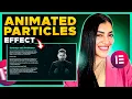How to Add ANIMATED PARTICLES Effect in Elementor WordPress Free Animated Website