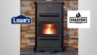 Lowes MASTER FORGE wood pellet stove