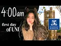 PRODUCTIVE 4 am FIRST DAY OF COLLEGE VLOG The University of Melbourne scholarship student
