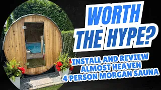 Review of the Costco Almost Heaven Barrel Sauna - INSTALL AND REVIEW
