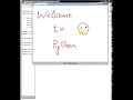 Python Tkinter Canvas - Draw and Write with Mouse Example