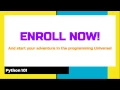 Python 101 Unlock programming skills promo