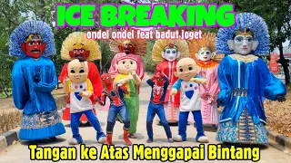 ondel ondel betawi ice breaking seru gerak lagu tangan ke atas ondel ondel feat badut lucu