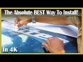 How To Install A Large Vinyl Window Decal Step-by-Step DIY Tutorial Review In 4K