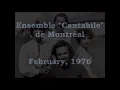 Ensemble Cantabile de Montréal (1976)