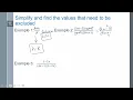 Lesson 7-1-1 Rational Expressions Simplifying Rational Expressions