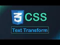 CSS Text Transform in Hindi Urdu