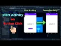 How to start new activity on button click android studio Learn Android Development for beginners