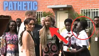 Download EMBARRASSING! Nobody Cared about Meghan In Nigeria as She DESPERATELY forced Harry for PR Photo MP3