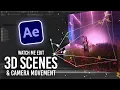 HOW TO MAKE 3D SCENES IN YOUR EDITS NO PLUGIN AE TUTORIAL