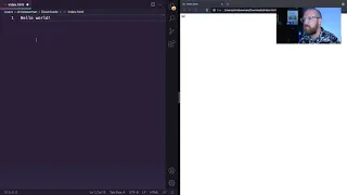 How to edit HTML files and view in a browser