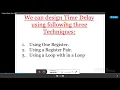 COUNTER TIME DELAY USING SINGLE REGISTER IN 8085