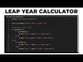 Create a Leap Year Calculator Beginner Friendly