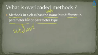 Java Object Oriented Programming 17 - overloaded Methods in Java 1