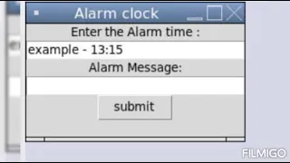 ALARM CLOCK simple python project