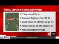 Victims identified in fatal multi-car crash
