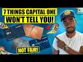7 Things Capital One Won t Tell You BEWARE