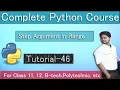 Step argument in range function Python tutorial 46
