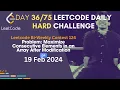 Day Problem Name Maximize Consecutive Elements in an Array After Modification Leetcode