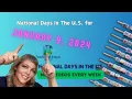 FUN National Days for JANUARY 9 2024 Best DAILY NATIONAL DAYS in the U S