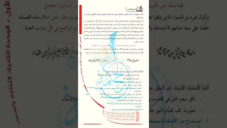 حل درس الفنون الجميلة اللغة العربية الفصل الاول الوحدة الثانية الصف السابع 