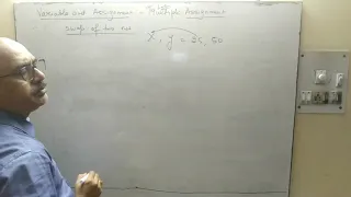 Python Multiple Assignments class 11 IP