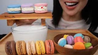MACARON CEREAL (ASMR EATING SOUNDS) LIGHT WHISPER | SAS-ASMR