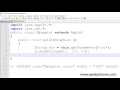 Passing Parameter using PARAM Tag in Java Applet Hindi