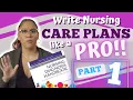 How to create nursing care plans using the Nursing Diagnosis Handbook Part 1 Textbook Overview