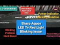 Download Lagu Sharp LED TV LC-50UA6500X Power led Red light Blinking Continuously.Red LED blinking Repair Tutorial MP3