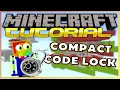 Tiny Redstone Code Lock To Protect your base in minecraft java edition Minecraft 1 19