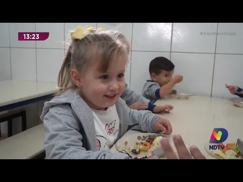 Alimentação rica em nutrientes tem mudado a rotina das crianças do núcleo de educação infantil em BC
