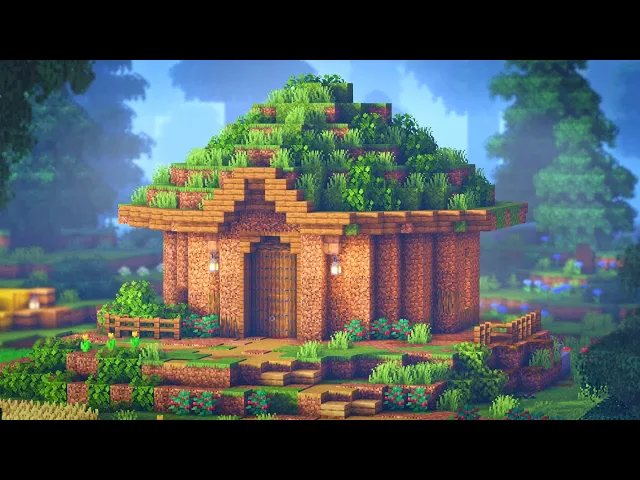 Minecraft | How to build the PERFECT Dirt House [Tutorial]